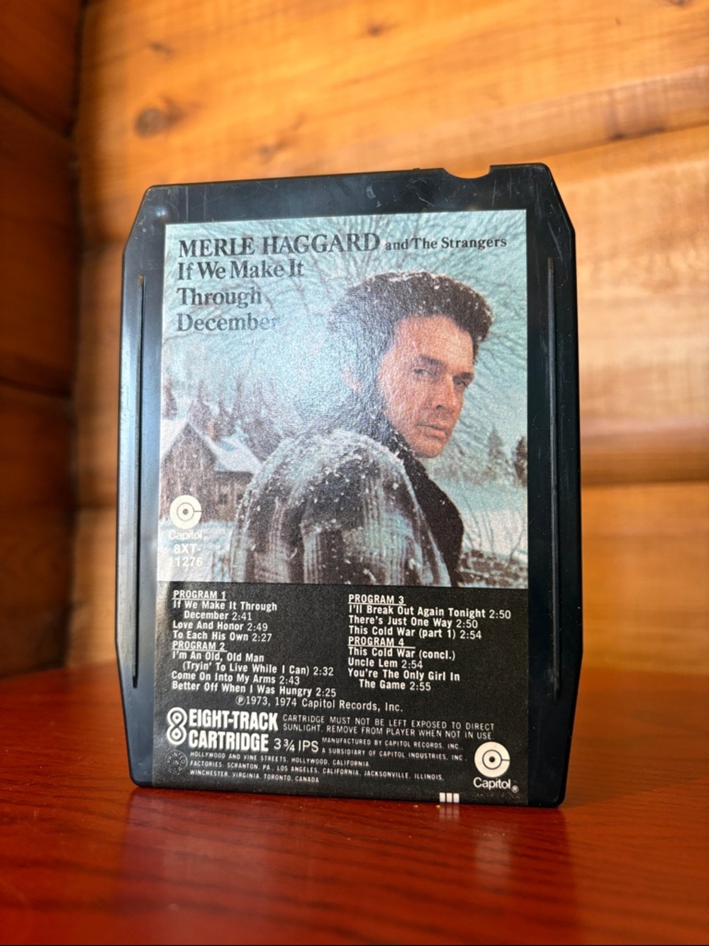 1973 8-Track Merle Haggard & The Strangers, "If We Make It Through December"